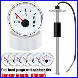100-1000mm Fuel Level Sender Sensor 0-190ohms 52mm Fuel Level Gauge For Boat Car