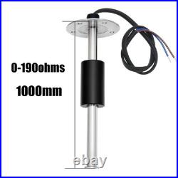 100mm-1000mm Marine Boat Fuel Sending Unit 0-190ohms Tank Level Sender Sensor