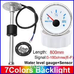 100mm-1000mm Marine Boat Water Sending Unit Tank Level Sender Sensor 0-190ohms