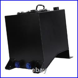 10L Fuel Cell Gas Tank With Cap Level Sender Aluminum Alloy Race Fuel Tank For