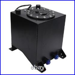 10L Fuel Cell Gas Tank With Cap Level Sender Aluminum Alloy Race Fuel Tank For