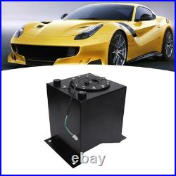 10L Fuel Cell Gas Tank With Cap Level Sender Aluminum Alloy Race Fuel Tank For