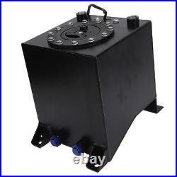 10L Fuel Cell Gas Tank With Cap Level Sender Aluminum Alloy Race Fuel Tank For