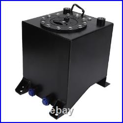 10L Fuel Cell Gas Tank With Cap Level Sender Aluminum Alloy Race Fuel Tank For