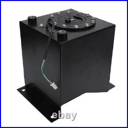 10L Fuel Cell Gas Tank With Cap Level Sender Aluminum Alloy Race Fuel Tank For