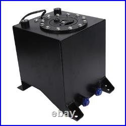 10L Fuel Cell Gas Tank With Cap Level Sender Aluminum Alloy Race Fuel Tank For
