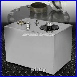 12 Gallon Top-feed Aluminum Fuel Cell Gas Tank+cap+level Sender+steel Line Kit