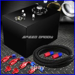 12 Gallon Top-feed Coated Fuel Cell Gas Tank+cap+level Sender+steel Line Kit