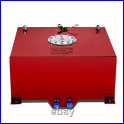 15.5 Gallon/59l Lightweight Red Coat Aluminum Race Fuel Cell Tank+level Sender