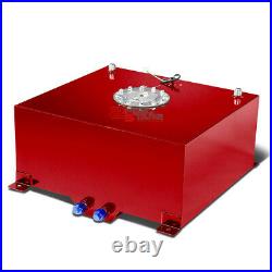 15 Gallon/57l Racing Red Aluminum Gas Fuel Cell Tank+level Sender 20x17.5x10