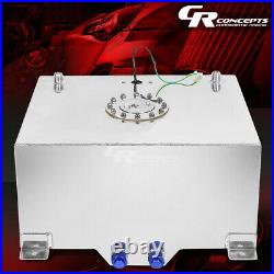 20 Gallon/75.7l Lightweight Polished Aluminum Gas Fuel Cell Tank+level Sender