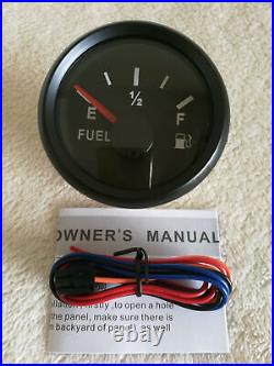 4 Gauge Set with senders Fuel Level Water Temperature Volts Oil Pressure 2/52mm