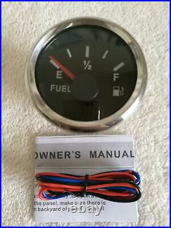 52mm 4 Gauge Set With Sender Fuel Level Water Temp Volt Oil Pressure Black 9-32V 52mm 4 Gauge Set With Sender Fuel Level Water Temp Volt Oil Pressure Black 9-32V