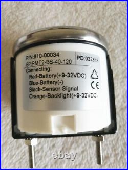 52mm 4 Gauge Set With Sender Fuel Level Water Temp Volt Oil Pressure Black 9-32V