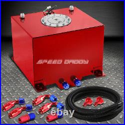 8 Gallon/30.5l Red Aluminum Fuel Cell Gas Tank+level Sender+nylon Fuel Line Kit