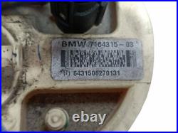 BMW X5 E70 2009 Diesel in tank fuel pump level sender 716431503 PLO30803