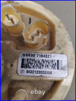 BMW X6 E71 2013 in tank fuel pump level sender 7164321 JDF13433 BMW X6 E71 2013 in tank fuel pump level sender 7164321 JDF13433