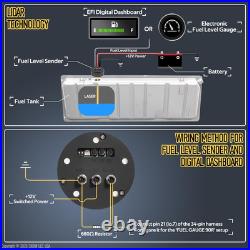 For Holley Fuel Gauge Sending Unit LiDAR Tec 19-250 Easy Level Fuel Level Sender For Holley Fuel Gauge Sending Unit LiDAR Tec 19-250 Easy Level Fuel Level Sender