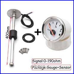 Fuel Level Gauge with Fuel Level Sensor 0-190ohmLiquid Tank Fuel Level Indicator