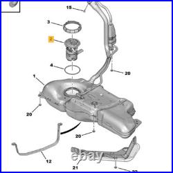 New genuine OE In-tank fuel pump with level sender Citroen C4 DS4 1.2 9801102280