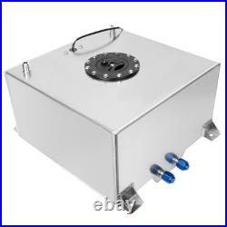 Universal Polished Aluminum 10 Gallon 40L Fuel Cell Tank withCap & Level Sender Universal Polished Aluminum 10 Gallon 40L Fuel Cell Tank withCap & Level Sender