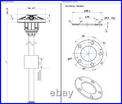 VDO Fuel Tank Sender Fuel Tank Gauge Dip Tube Sender Reed 350mm 90 Ohm