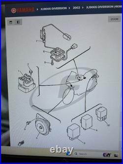 Yamaha XJ900 Diversion 2002 Fuel Sender Unit Tank Sensor Float Level 4KM85752-11