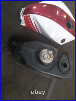 Yamaha YZFR 125 Fuel Tank, Fuel Level Sender, Fuel Pump, And Tank Cover
